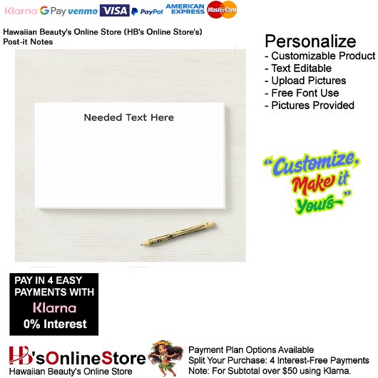 Text Reminders Business Home Office Organize 4 Post-it® Notes