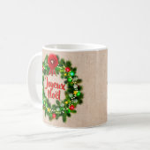 Text Tasse de joyeux Noël bewerken Koffiemok (Voorkant links)