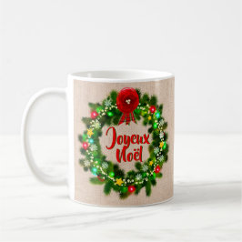 Text Tasse de joyeux Noël bewerken Koffiemok