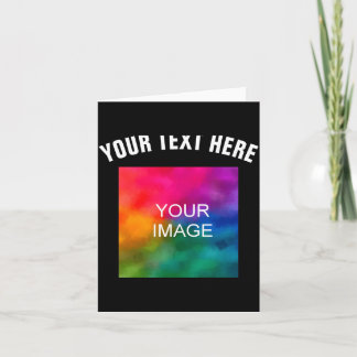 Text Upload Photo Template Boys Kids Modern _1  Kaart