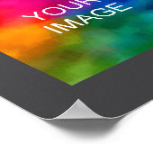 Text Upload Photo Template Boys Kids Modern _2  Poster (Hoek)