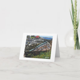 Textiel Art Boat Notecard Kaart