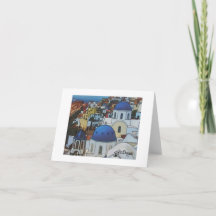 Textiel Art Greece Notecard