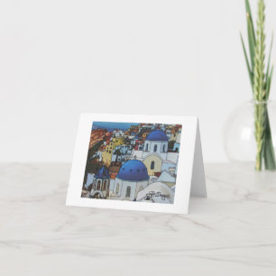 Textiel Art Greece Notecard Kaart