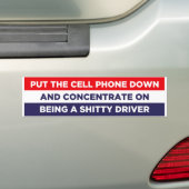 Textiel Bumpersticker (Op auto)