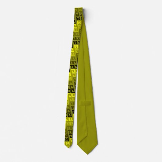 Textiel(Citrine)™ Mannen Necktie Stropdas (Achterkant)