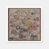  Textiel Cocktail Papieren servetten (Voorkant)