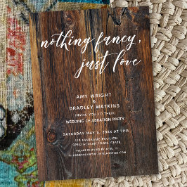 Textiel houten handschrift niets Fancy, gewoon lie Kaart