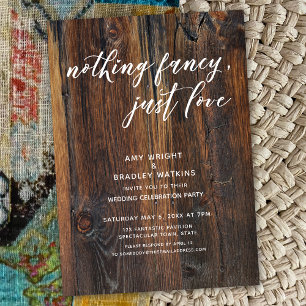 Textiel houten handschrift niets Fancy, gewoon lie Kaart