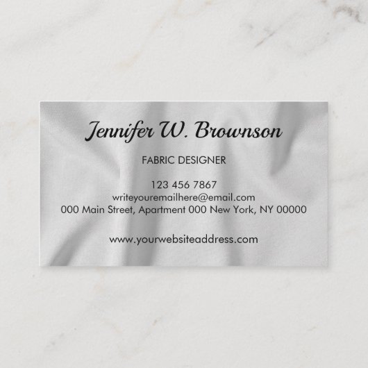 textiel-kleermaker visitekaartje (Achterkant)