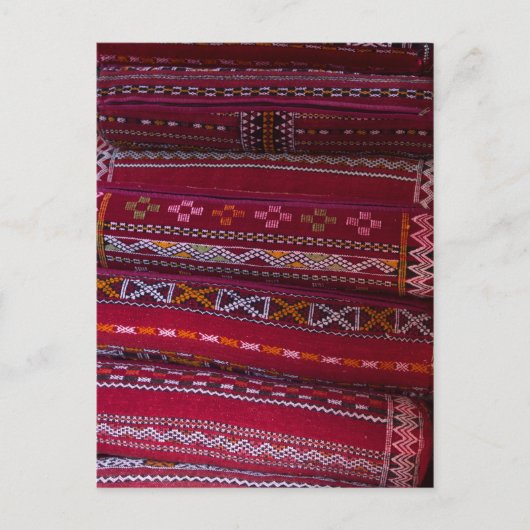 Textiel Kussen Patronen Briefkaart (Voorkant)