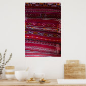 Textiel Kussen Patronen Poster (Keuken)