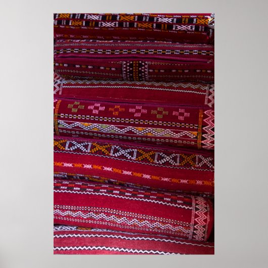 Textiel Kussen Patronen Poster (Voorkant)