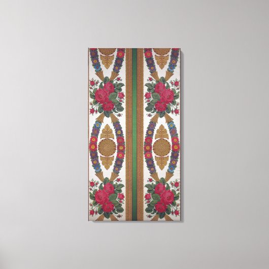 Textiel met deegwaren canvas afdruk (Voorkant)