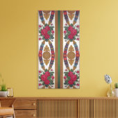 Textiel met deegwaren canvas afdruk (Insitu (Woonkamer))