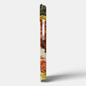 Textiel met een herhalend bloempatroon Case-Mate iPhone case (Achterkant / Links)