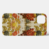 Textiel met een herhalend bloempatroon Case-Mate iPhone case (Achterkant (horizontaal))