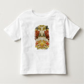 Textiel met een herhalend bloempatroon kinder shirts (Voorkant)