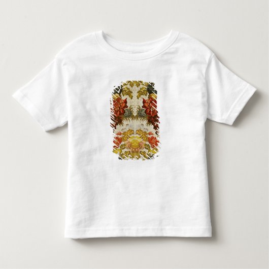 Textiel met een herhalend bloempatroon kinder shirts (Voorkant)