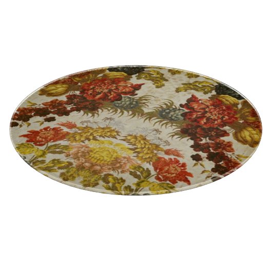 Textiel met een herhalend bloempatroon snijplank (Hoek)