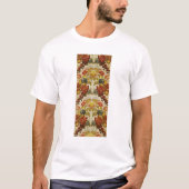 Textiel met een herhalend bloempatroon t-shirt (Voorkant)