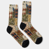 Textiel mozaïek in vintage stijl. sokken (Rechts)