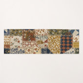 Textiel mozaïek in vintage stijl. yogamat (Voorkant (horizontaal))