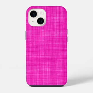 Textiel Roze Stof Foto iPhone 14 Hoesje