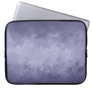 Textiel seleniumblauw acryl laptop sleeve