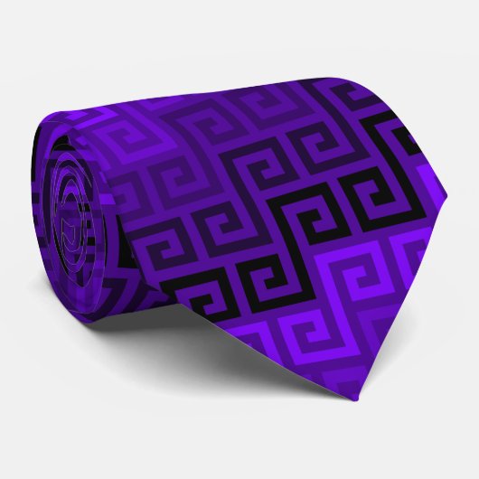 Textiel(Tanzanite)™ Mannen Necktie Stropdas (Opgerold)