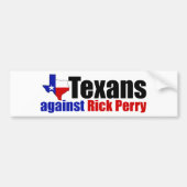 textiel tegen Rick Perry Bumpersticker (Voorkant)