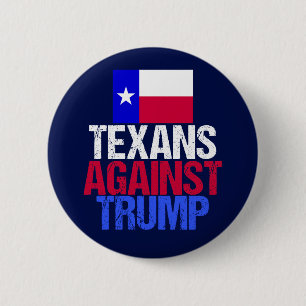 textiel tegen trump ronde button 5,7 cm