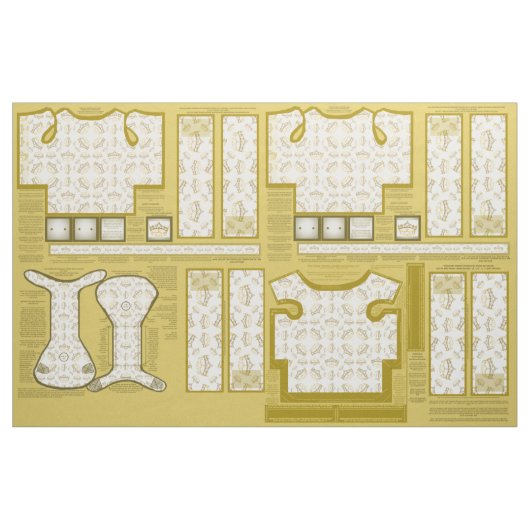 textiel uit de tiaras Yorkie Stof (Yard (91,4 cm))