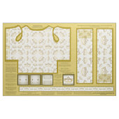 textiel uit de tiaras Yorkie Stof (Fat Quarter)