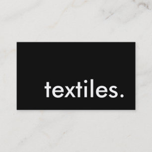 textiel. visitekaartje