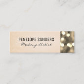 Textielachtergrond | Bokeh Mini Visitekaartje (Voorkant)