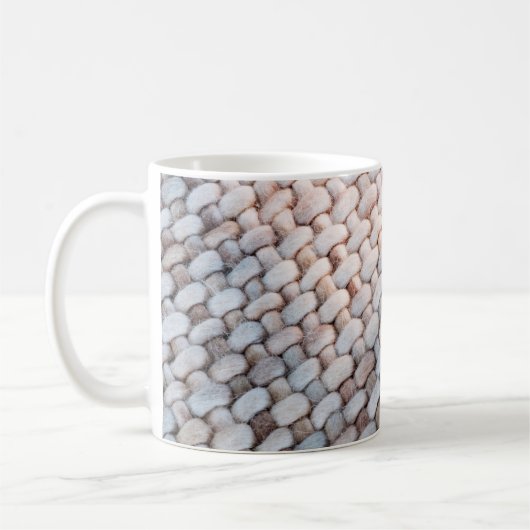 Textielachtergrond Koffiemok (Links)