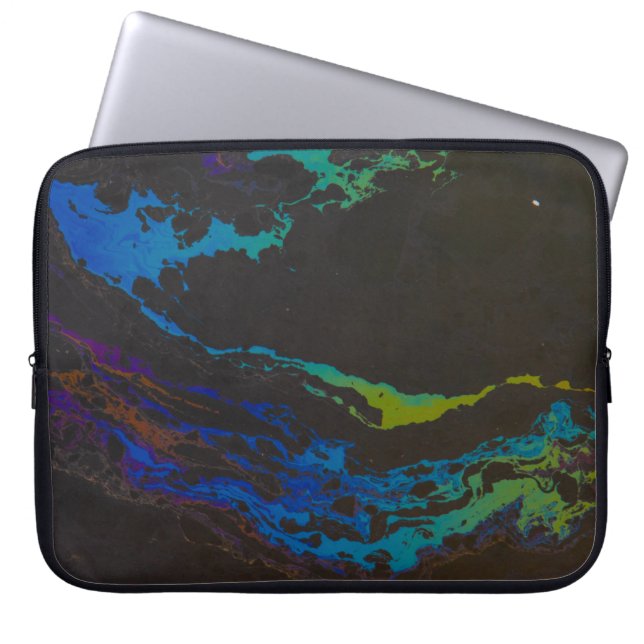 Textielachtergrond Laptop Sleeve (Voorkant)