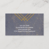 Textielachtergrond | Lijnpatronen Visitekaartje (Achterkant)