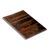 Textielachtergrond Notitieboek (Rechterzijde)