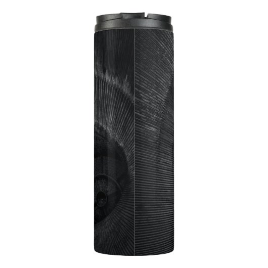 Textielachtergrond Thermosbeker (Achterkant)