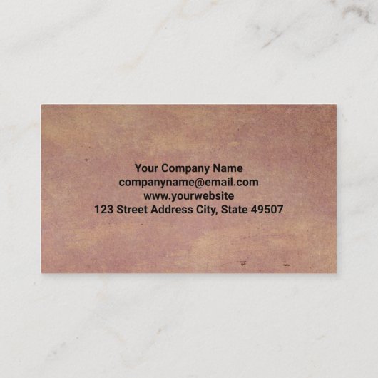 Textielachtergrond Visitekaartje (Achterkant)