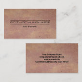 Textielachtergrond Visitekaartje (Voorkant / Achterkant)