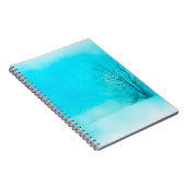 Textielachtergrondwinter Notitieboek (Rechterzijde)