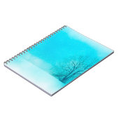Textielachtergrondwinter Notitieboek (Linkerzijde)