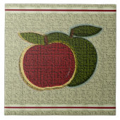 Textielappelen Tegeltje (Voorkant)