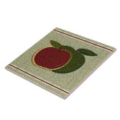 Textielappelen Tegeltje (Zijkant)