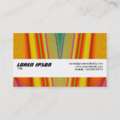 Textielband - Abstract V Visitekaartje (Achterkant)