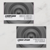 Textielband - Fast Car 2 Visitekaartje (Voorkant / Achterkant)