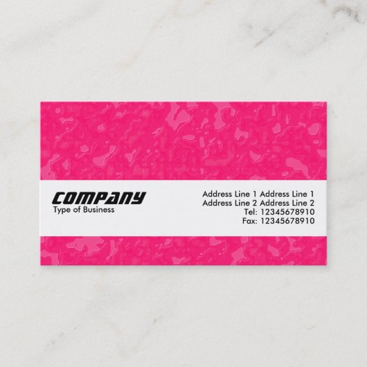 Textielband - Frambozensaus Visitekaartje (Voorkant)